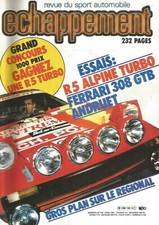 ECHAPPEMENT N°150 R5 ALPINE TURBO / FERRARI 308 GTB ANDRUET / ASCONA 2.0 S/R