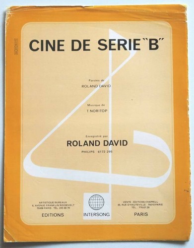 Partition vintage sheet music