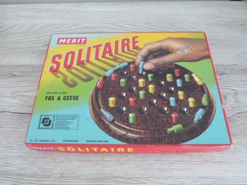 Ancien jeu merit solitaire - jeu,