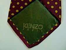 DE CHEZ KENZO CRAVATE SOIE