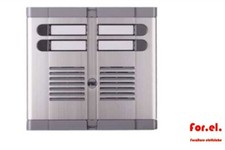 Panneau D'Interphone En Aluminium 4 Postes 2 Rangées URMET 725/204