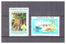COTE D ' IVOIRE .  N° 900 K / 900 C  .PAIRE CONFERENCE  NEUVE . * . SUPERBE .