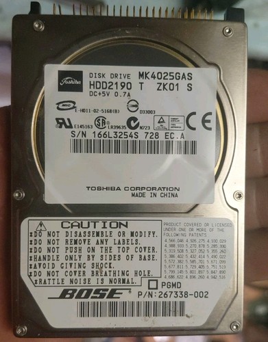 Genuine bose hard drive fixes - bose,