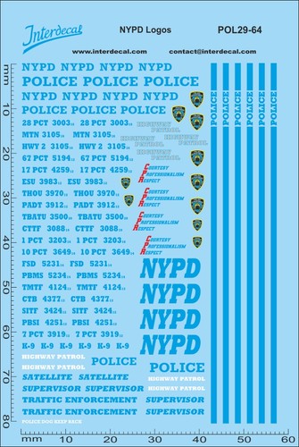 Police nypd - police,, 1/64