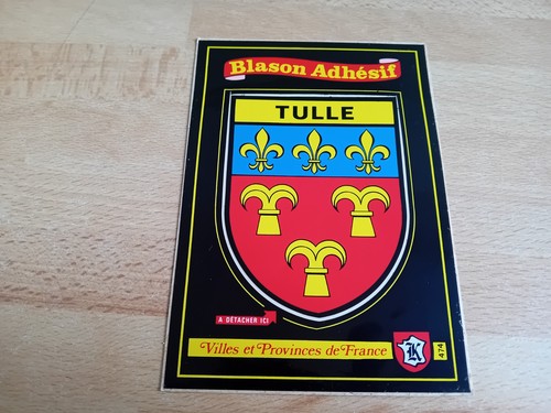Carte postale blason adhésif - blason,