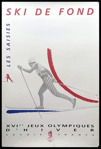 Affiche poster les - poster, ski