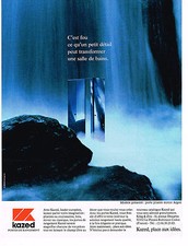 PUBLICITE ADVERTISING 094  1990  KAZED  portes de rangement