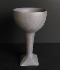 TRÈS RARE CALICE EN ALUMINIUM de ALICIA MOÏ -GALERIE JACQUES LACLOCHE PARIS 1966