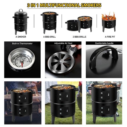 Thermomètre vertical bbq - thermomètre,