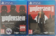 Lot de 2 Jeux PS4 Wolfenstein The New Order et Wolfenstein II The New Colossus