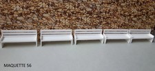 1/43 lot 5 bancs de parc