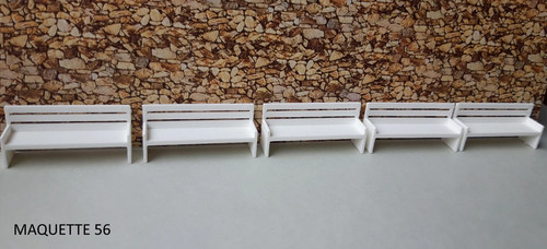 Lot bancs de - 1/43,