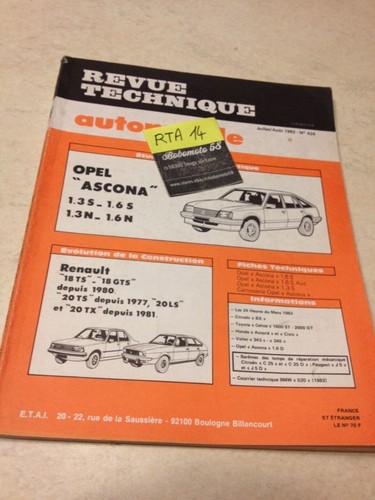 Revue technique automobile - revue,