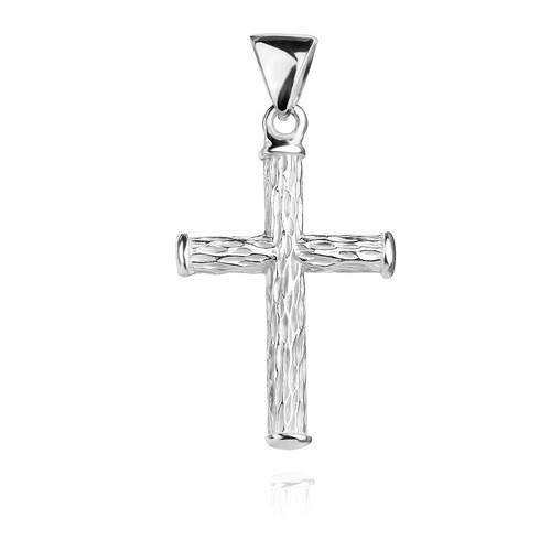 Collier texturé pendentif