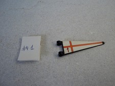 PLAYMOBIL vintage bateau pirates drapeau blanc mât arrière set 3550 de 1978 #1