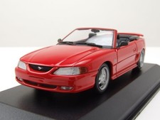 MAXICHAMPS, FORD Mustang cabriolet 1994 Rouge, échelle 1/43, MXC940085630