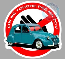 STICKER 2 CV DEUCHE CITROEN NE