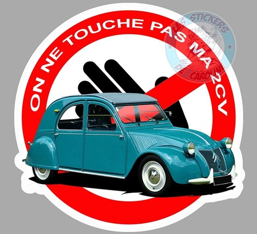 Sticker deuche citroen - sticker,