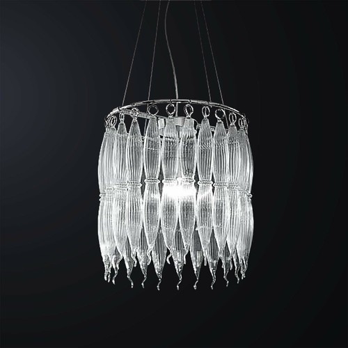 Lustre moderne design verre - lustre,