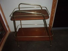 desserte roulettes bois