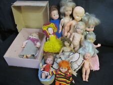 Anciennes poupées - Lot 4 de 12 pièces - Clodrey Bambinette, Furga, SNF...
