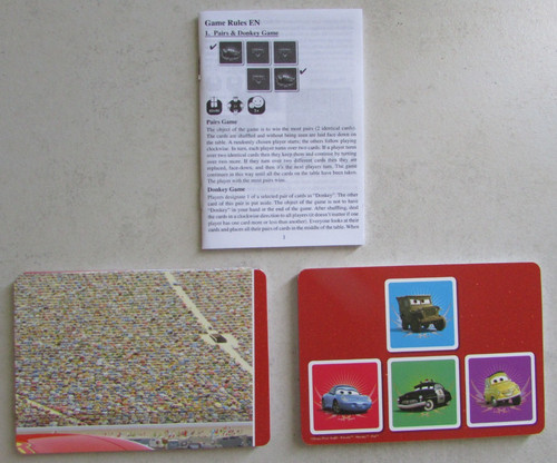 Jeu cartes 9 cm - x,