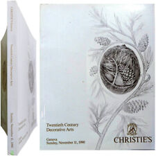 Twentieth century decorative arts 1990 Christie's catalogue arts décoratifs 