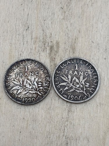Lot pieces franc - franc, argent