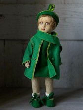 Lenci Poupée ancienne en Feutre Antique Felt Doll
