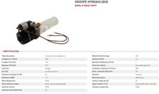 Moteur pompe hydraulique 24v - pompe,