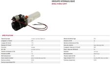 MOTEUR POMPE HYDRAULIQUE 24V 1.2 KW HPI ECIA HAYON ERHEL HYDRIS 145997