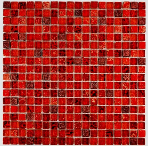 Mosaïque carreau translucide