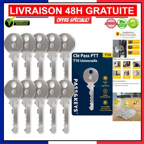 Clé pass ptt - clé, universelle