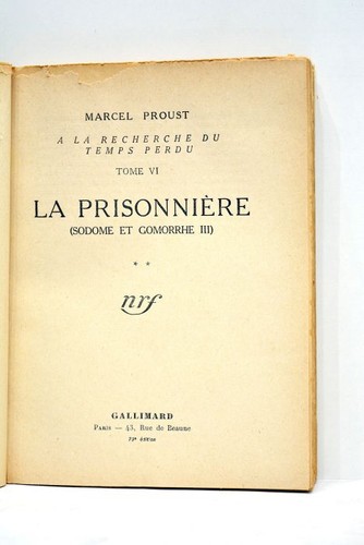 Livre ancien proust - marcel, a