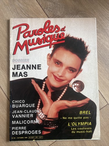 Jeanne mas magazine paroles - -, magazine-