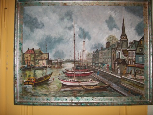 Tableau hst huile sur toile - tableau,