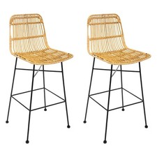 Lot de 2 Chaises de Bar Design