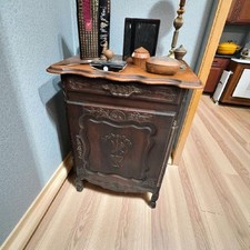 meuble de rangement confiturier bois foncé
