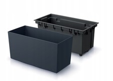 Pot de fleurs anthracite