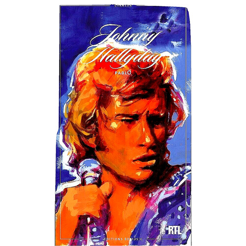 Johnny hallyday livre - johnny, livre-disque