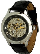 Enzo B.By Trias Montre Petit Noir Squelette Automatique Ø 38 MM Mixte