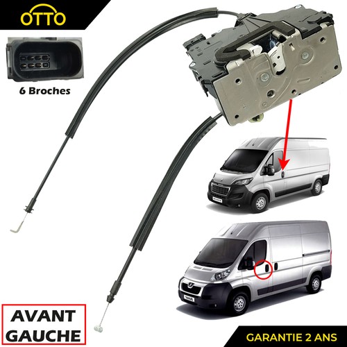 Serrure porte avant gauche - avant,