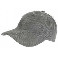 Casquette Velours Gris cotele