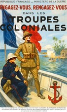 AFFICHE  POSTER   ENGAGEZ VOUS TROUPES COLONIALES