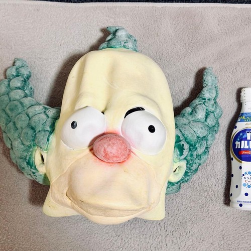 Simpsons krusty rubber mask - krusty,