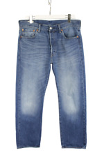 Levi's 501 150th Anniversary Edition Hommes Jeans W34/L30 Droit Whiskers Délavé