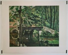 Paul Cézanne	Le pont de Maincy 1879	circa 1950 Lithographie	Impressionnisme
