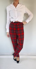 Pantalon fuseau écossais