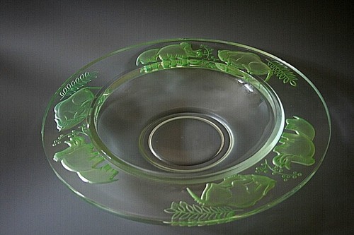 Coupe assiette art deco - assiette,