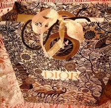 Dior Grand Sac SHOPPING  36/44/16 cm +1  ruban dior 50 cm neuf et Authentique 